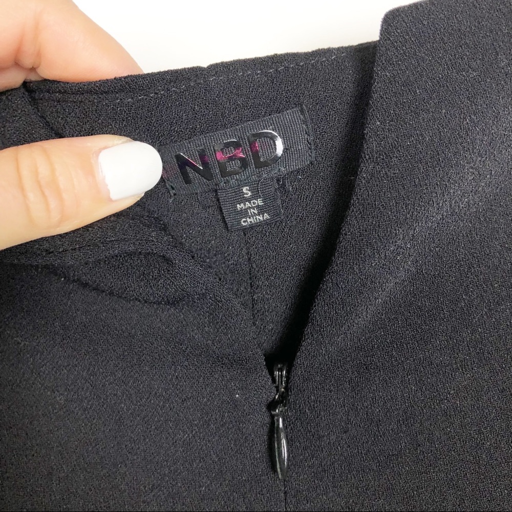 Nbd Renata Solid Black Trousers - image 2